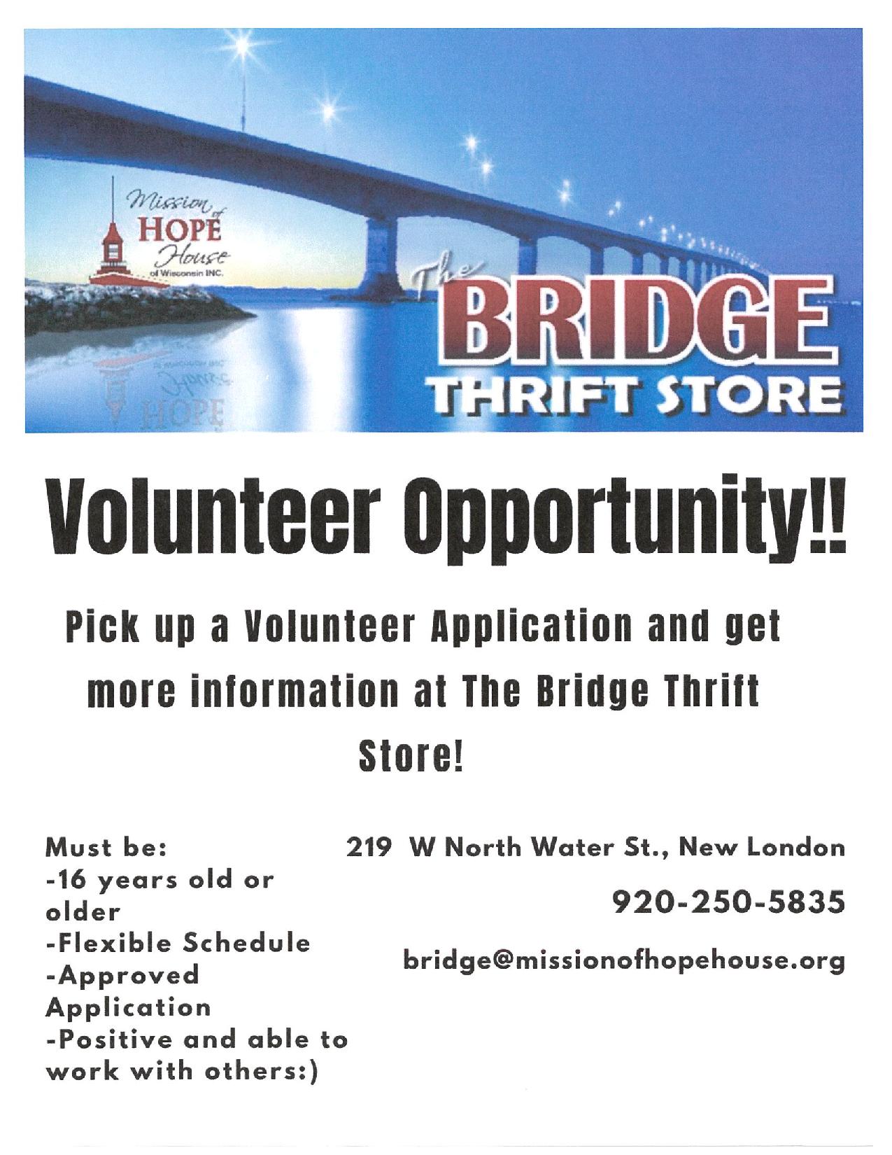 Bridge - Volunteer