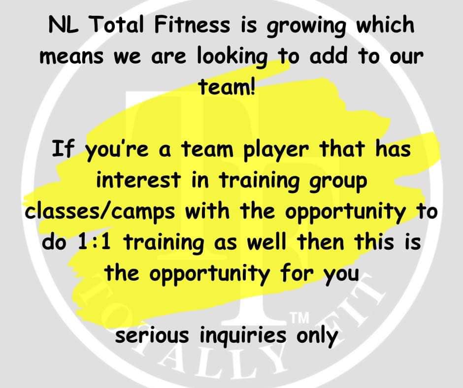 NL Total Fitness Hiring