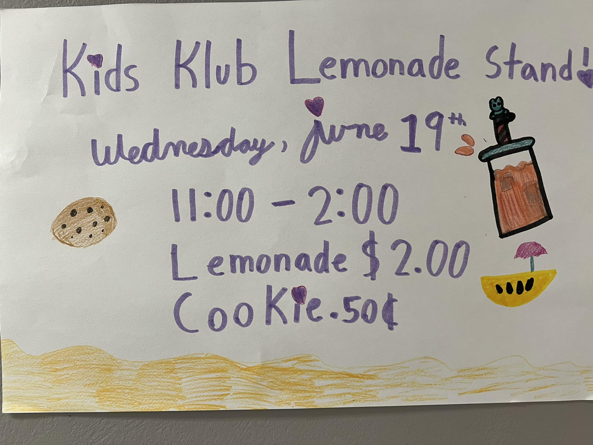 Day Care Center lemonade