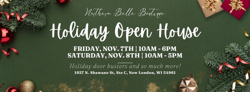 10.14.25- Northern Belle – Holiday OH Northern Belle holiday open house
