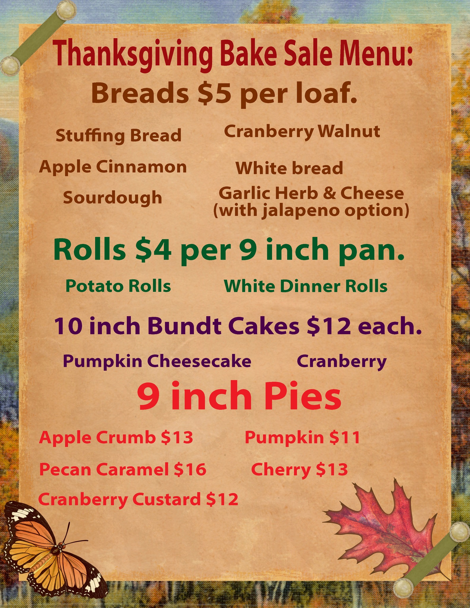 Thanksgiving sale - Bees & Blossoms