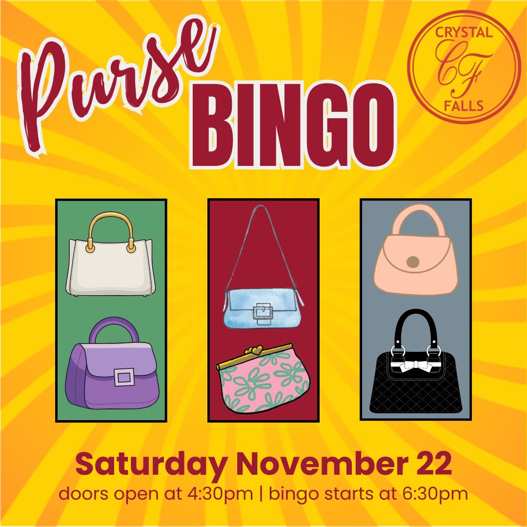 Purse Bingo at Crystal Falls