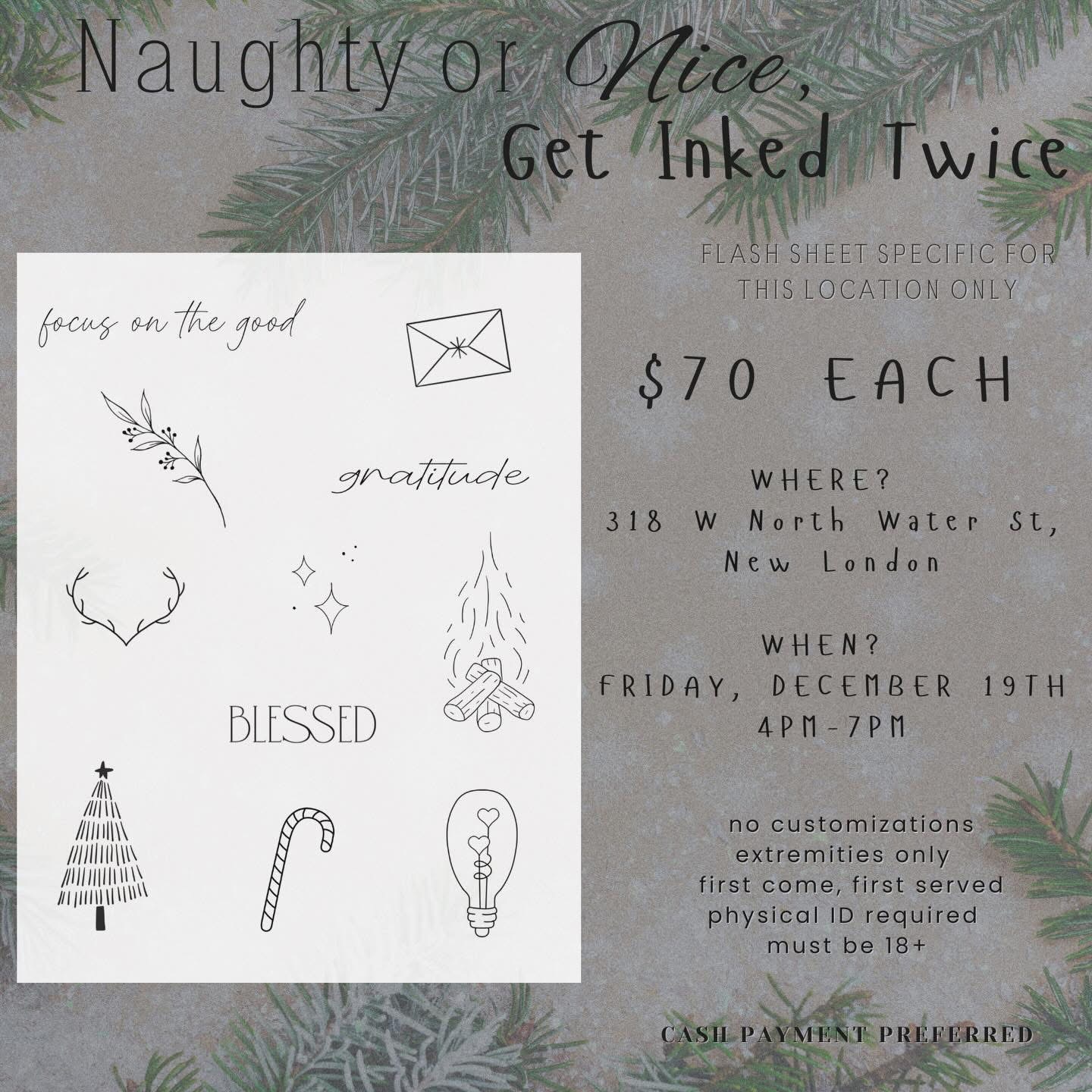 Naughty or Nice Get Inked Twice at Dragon's Den